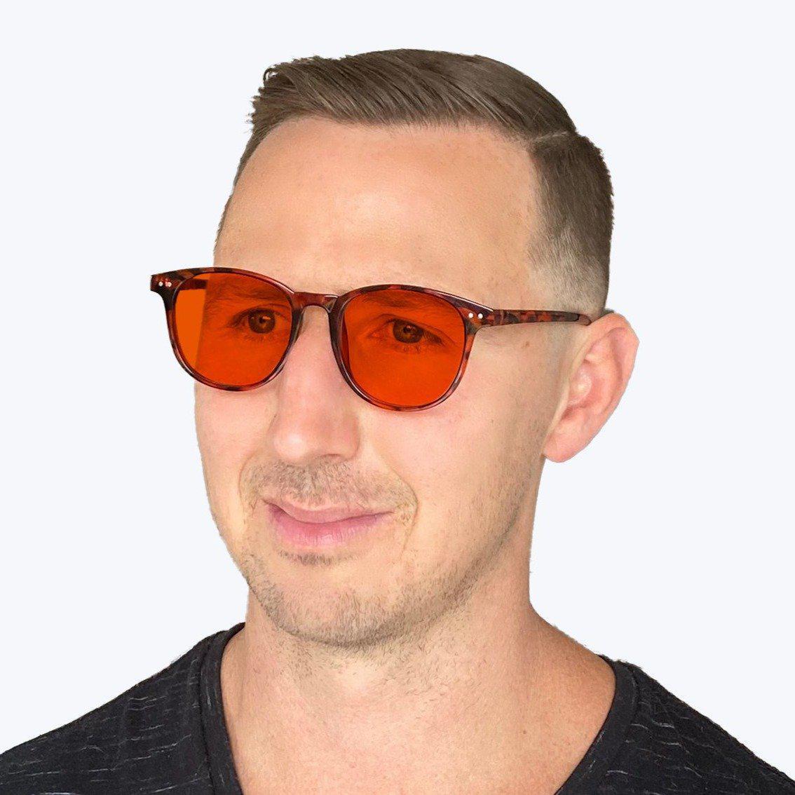 NightFall Billie Blue Blocking Glasses - Tortoise - Image 3