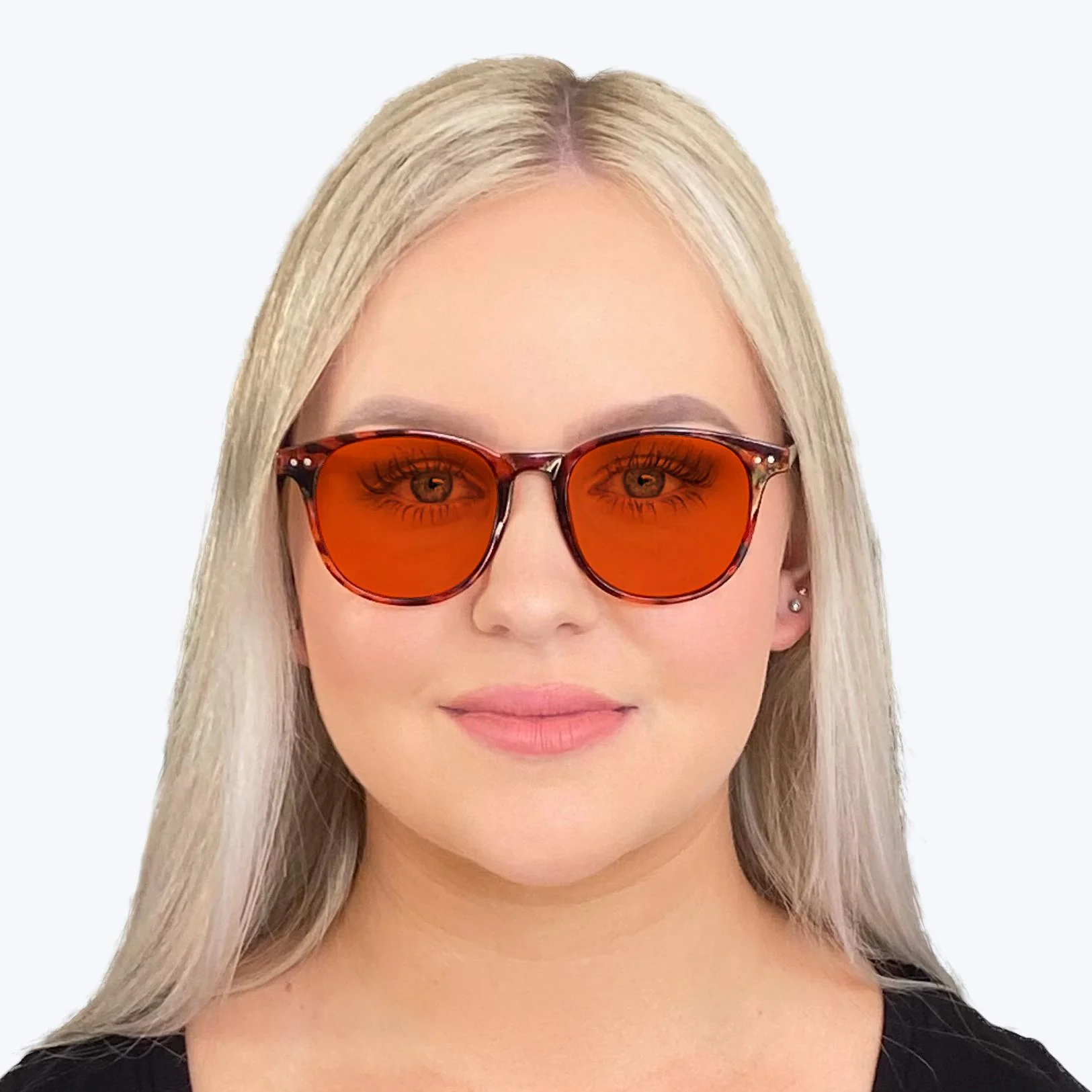 NightFall Billie Blue Blocking Glasses - Tortoise - Image 4