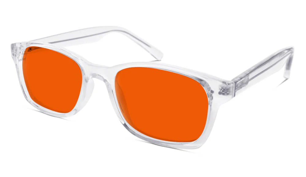 NightFall Lucent Blue Blocking Glasses - Crystal - Image 2