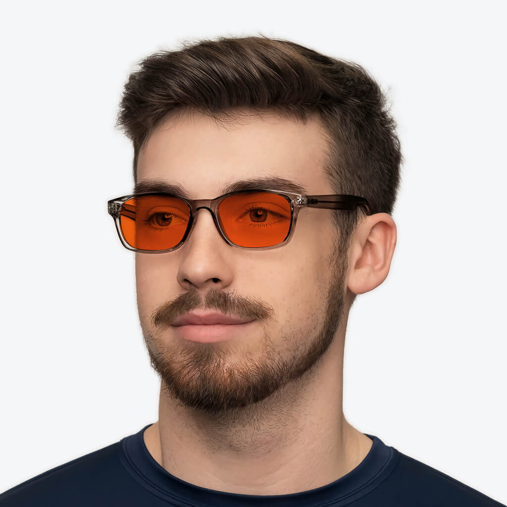 NightFall Lucent Blue Blocking Glasses - Pearl Grey - Image 4