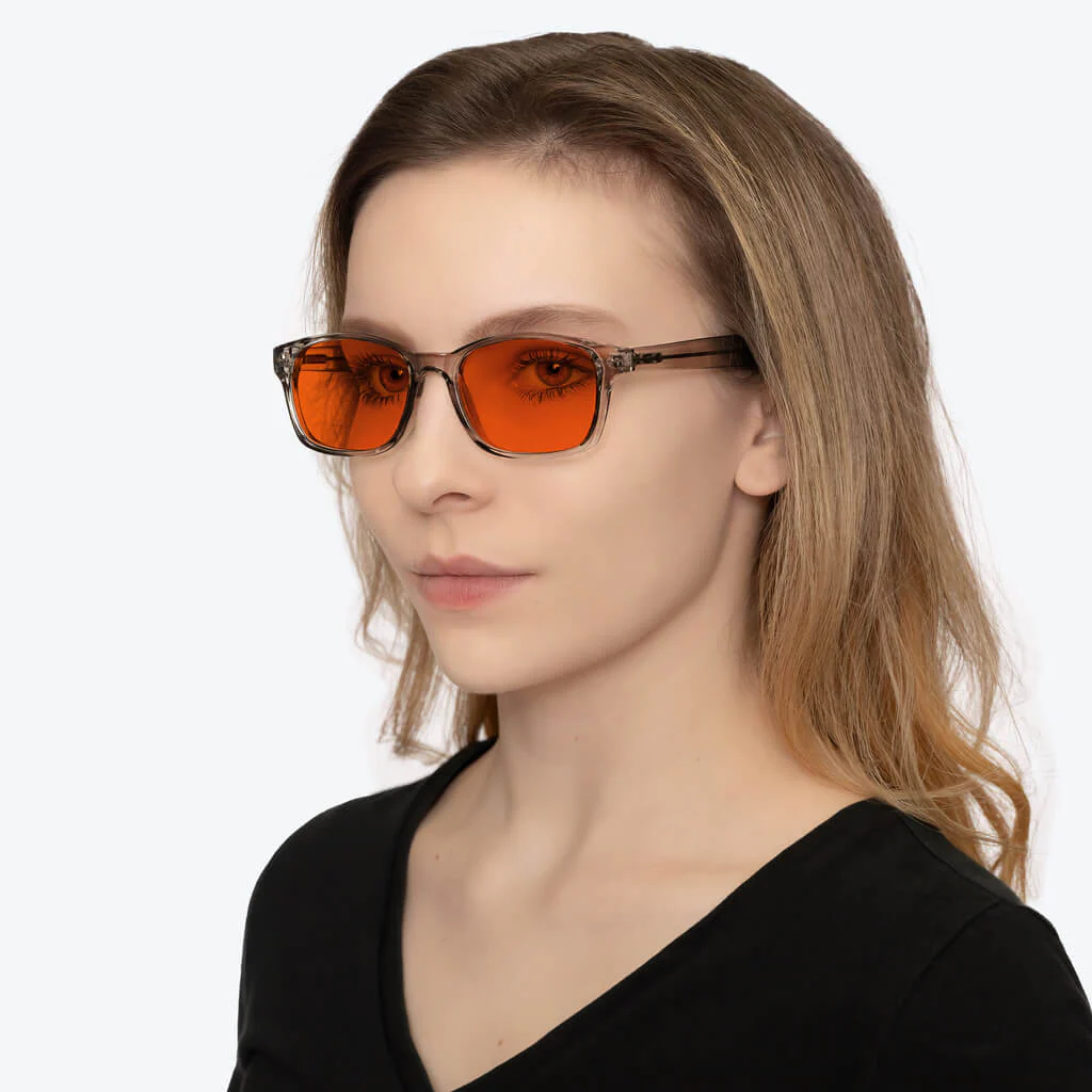 NightFall Lucent Blue Blocking Glasses - Pearl Grey - Image 6