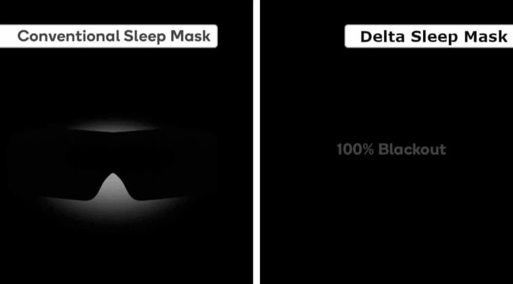 Deluxe Delta Blackout Sleep Mask - Image 8