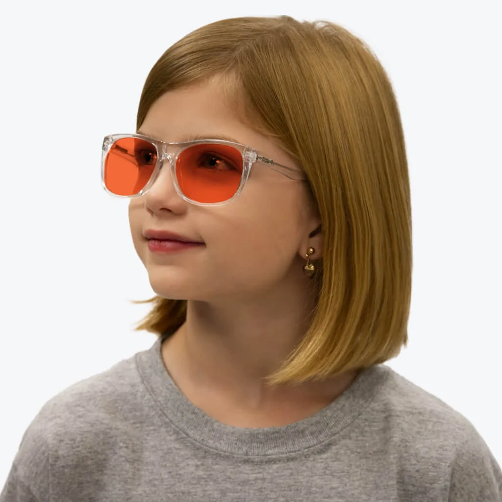 Kids NightFall Blue Blocking Glasses - Crystal - Prescription - Image 7
