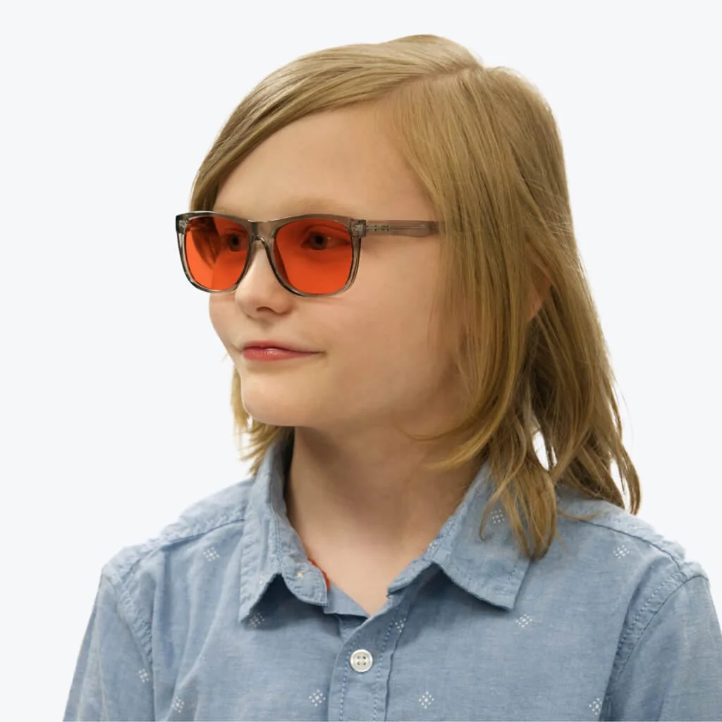 Kids NightFall Blue Blocking Glasses - Grey - Prescription - Image 5