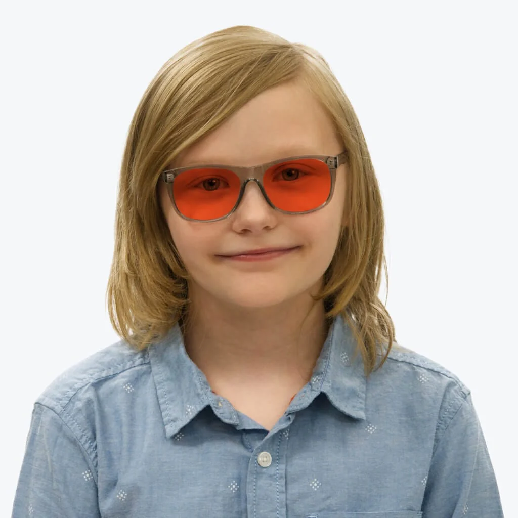 Kids NightFall Blue Blocking Glasses - Grey - Readers - Image 6