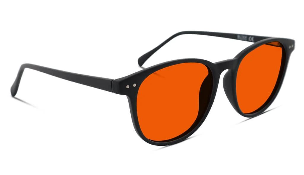 NightFall Billie Blue Blocking Glasses - Black - Prescription - Image 3