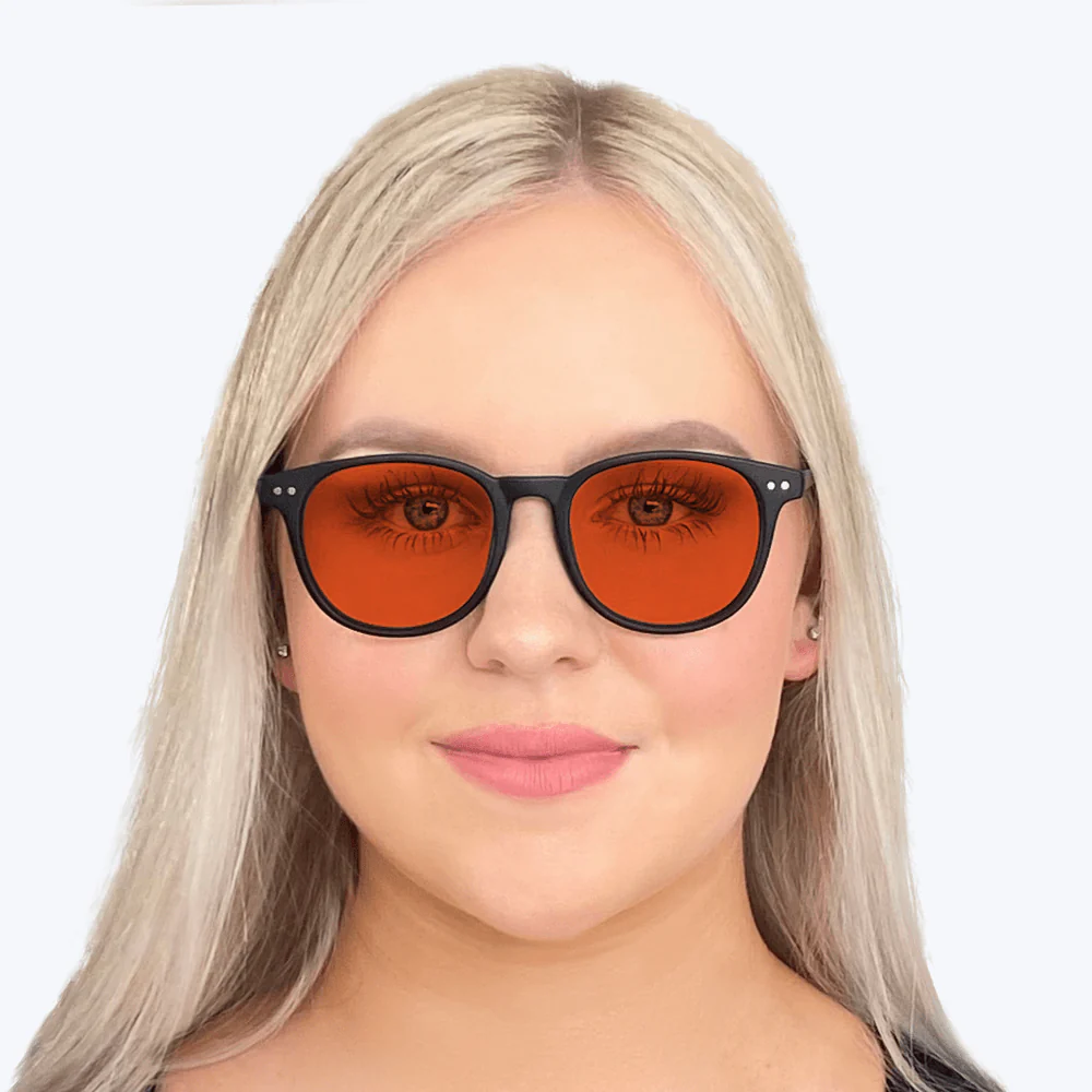 NightFall Billie Blue Blocking Glasses - Black - Prescription - Image 5