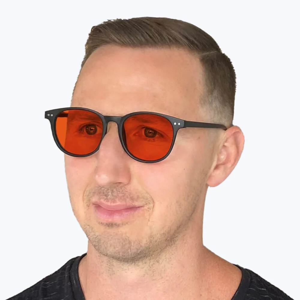 NightFall Billie Blue Blocking Glasses - Black - Prescription - Image 6