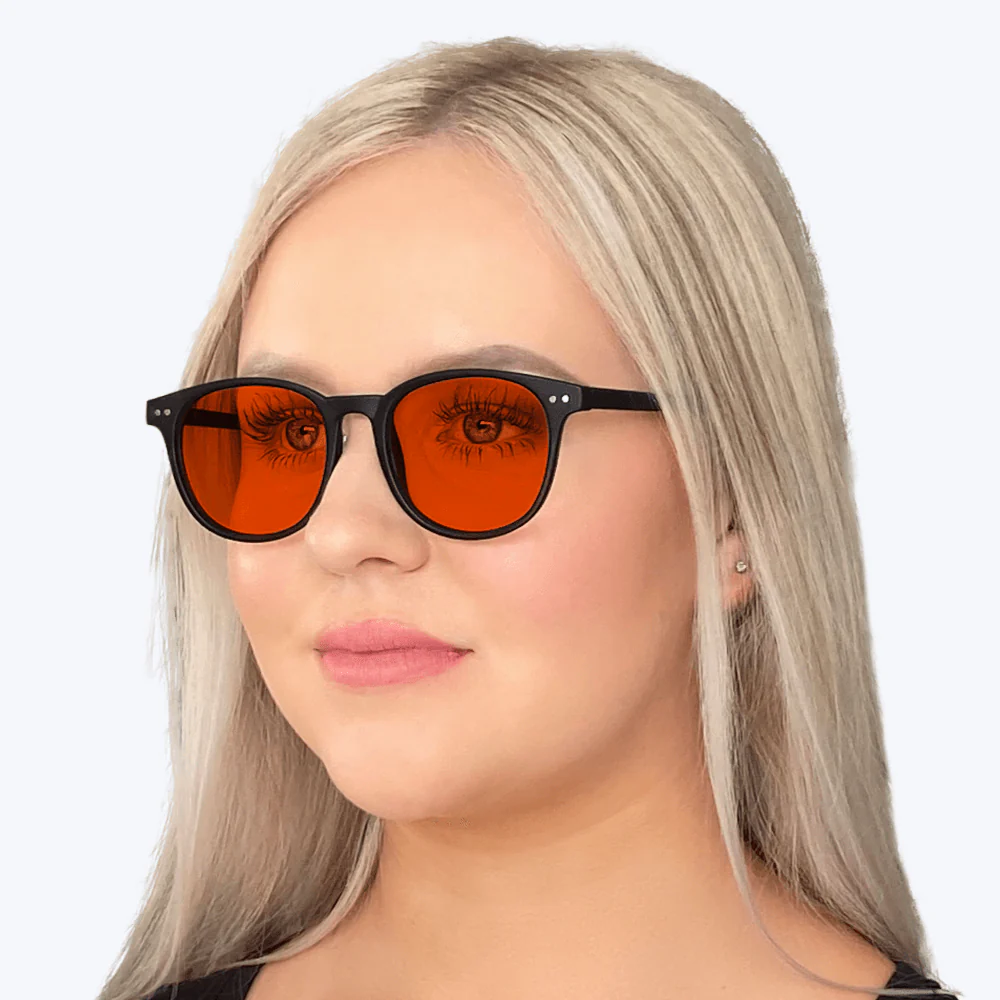 NightFall Billie Blue Blocking Glasses - Black - Prescription - Image 7