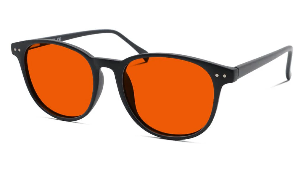 NightFall Billie Blue Blocking Glasses - Black - Readers - Image 2