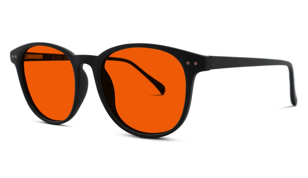 NightFall Billie Blue Blocking Glasses - Black - Readers - Image 4
