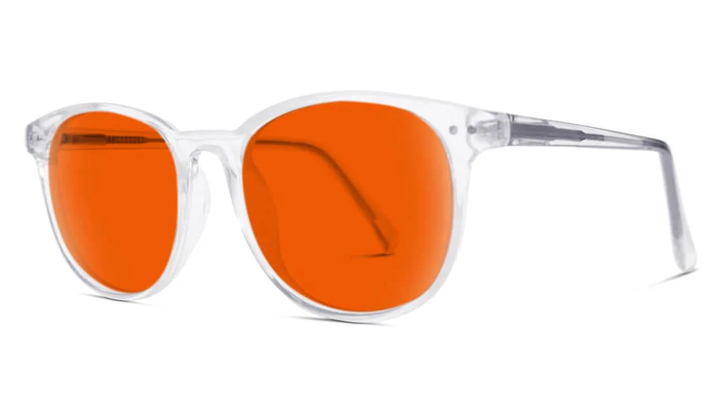 NightFall Billie Blue Blocking Glasses - Crystal - Image 4