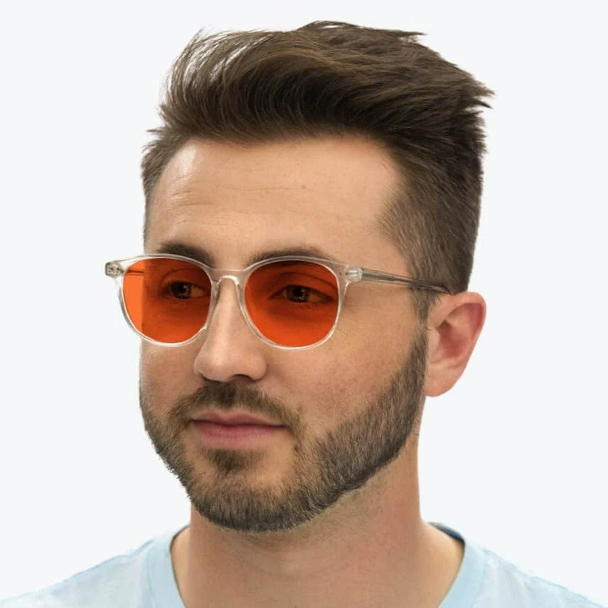 NightFall Billie Blue Blocking Glasses - Crystal - Image 6