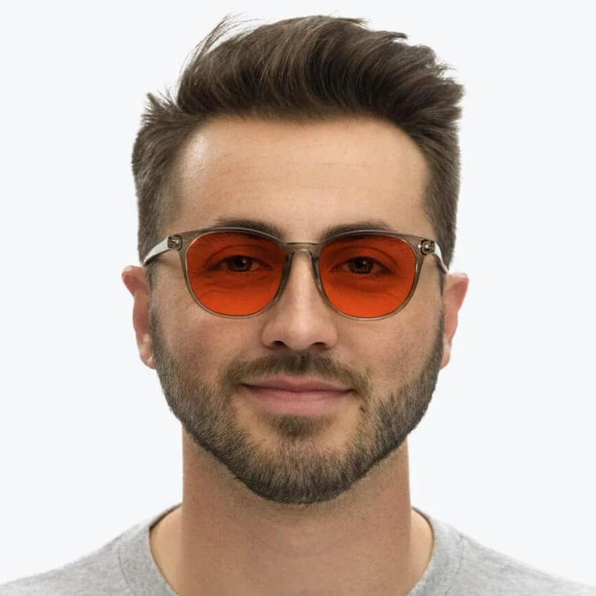 NightFall Billie Blue Blocking Glasses - Pearl Grey - Image 5