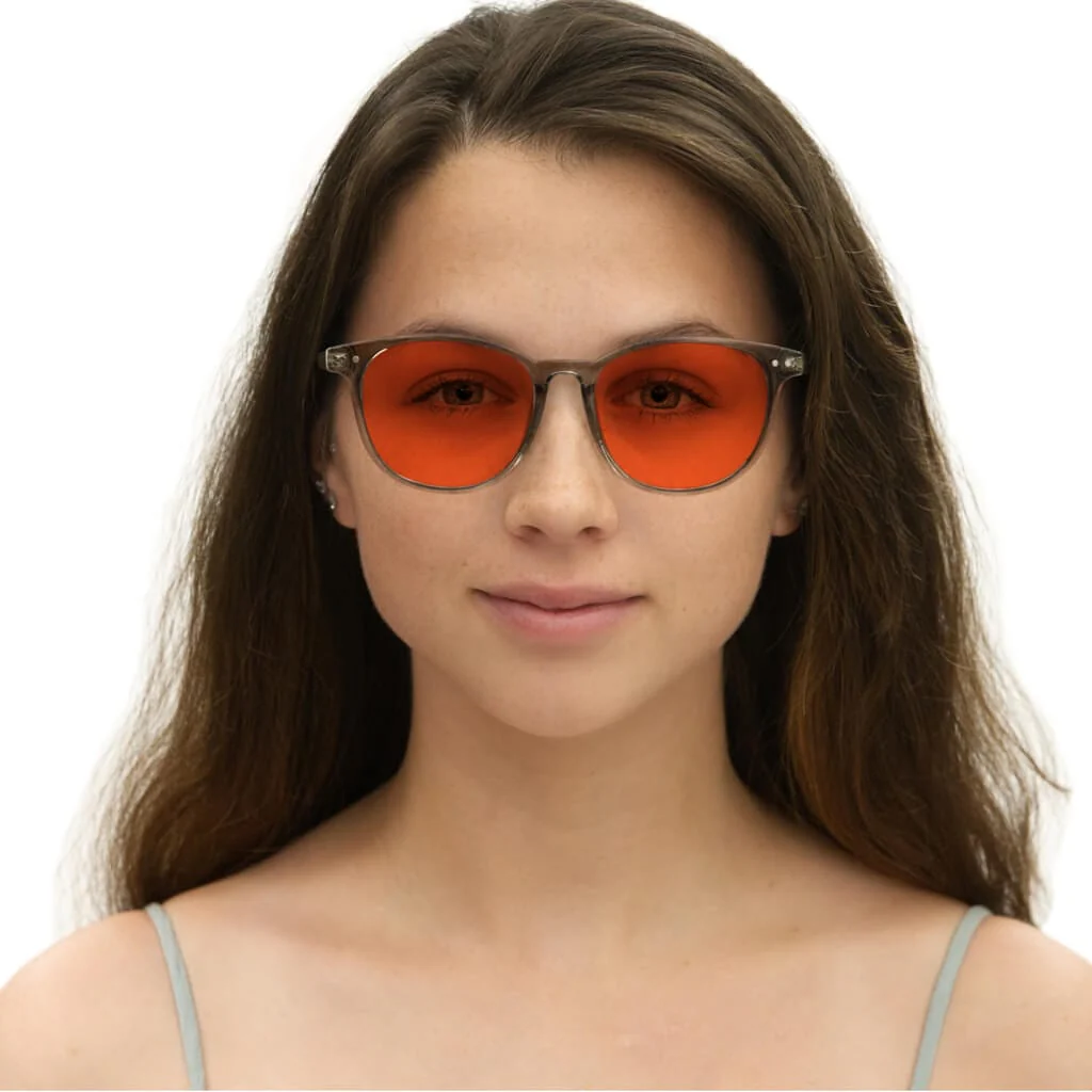 NightFall Billie Blue Blocking Glasses - Pearl Grey - Image 8