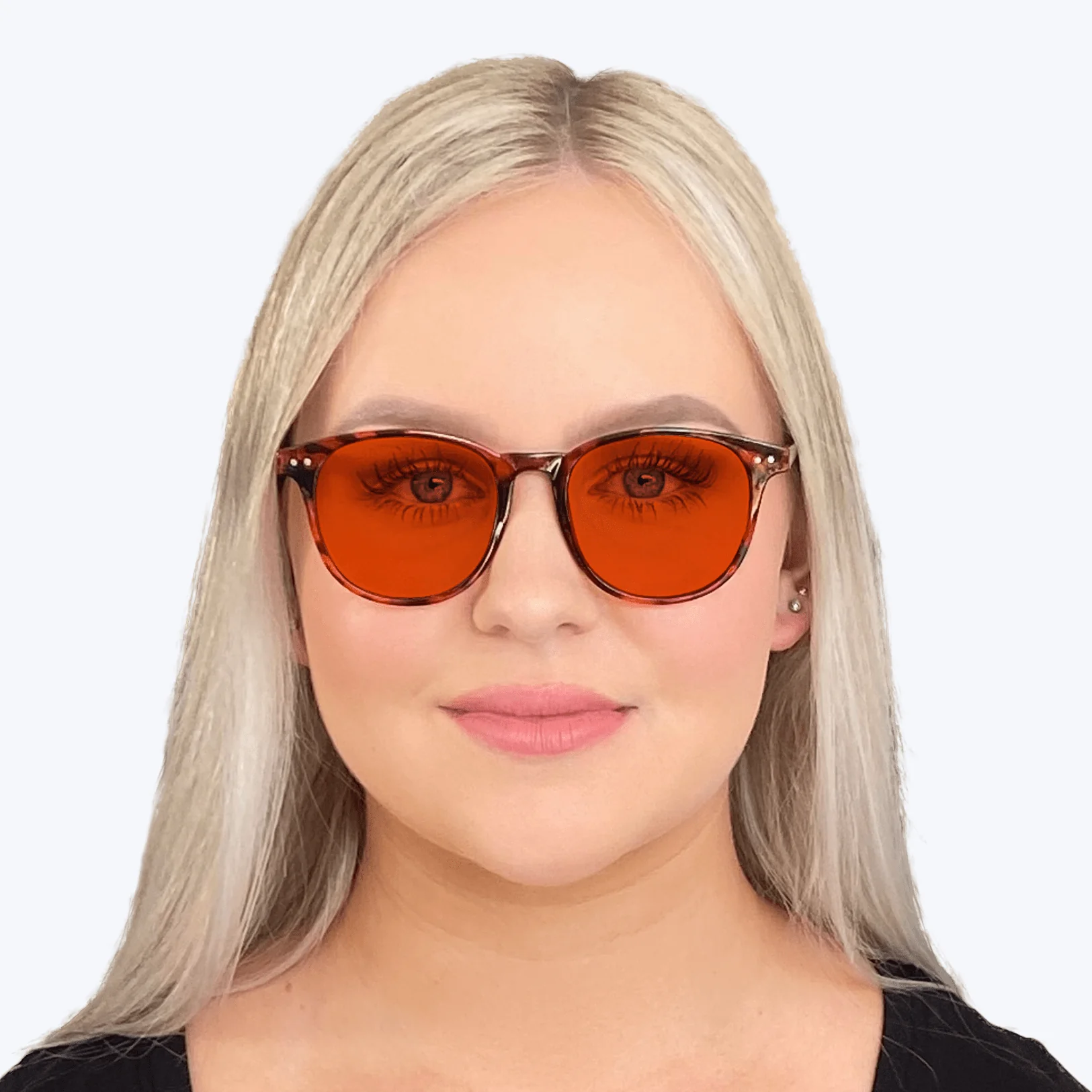 NightFall Billie Blue Blocking Glasses - Tortoise - Prescription - Image 3