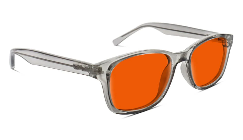 NightFall Lucent Blue Blocking Glasses - Pearl Grey - Prescription - Image 7