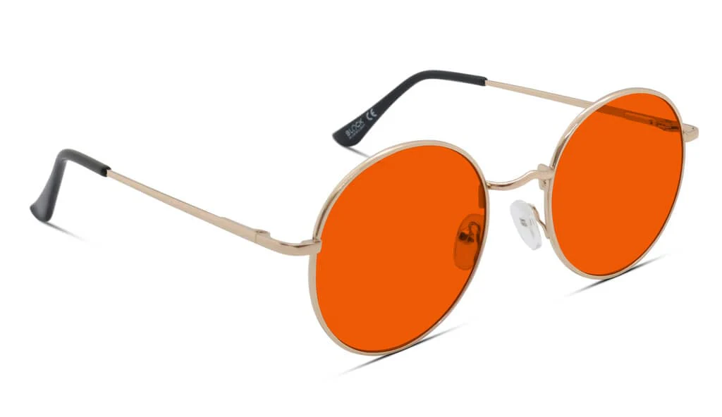 NightFall Elton Blue Blocking Glasses - Gold - Readers - Image 7