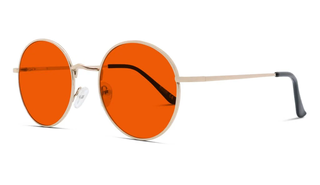 NightFall Elton Blue Blocking Glasses - Gold - Readers - Image 8