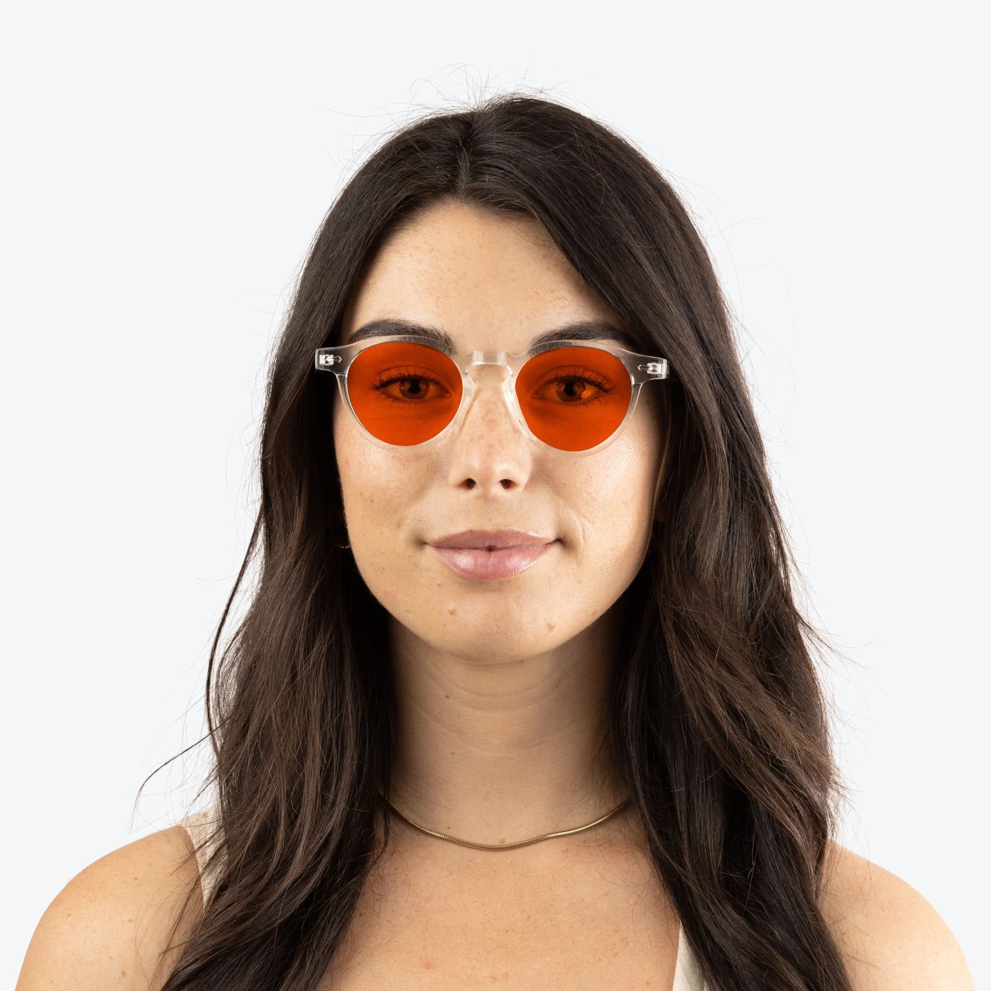 NightFall Oscar Blue Blocking Glasses - Crystal - Readers - Image 3