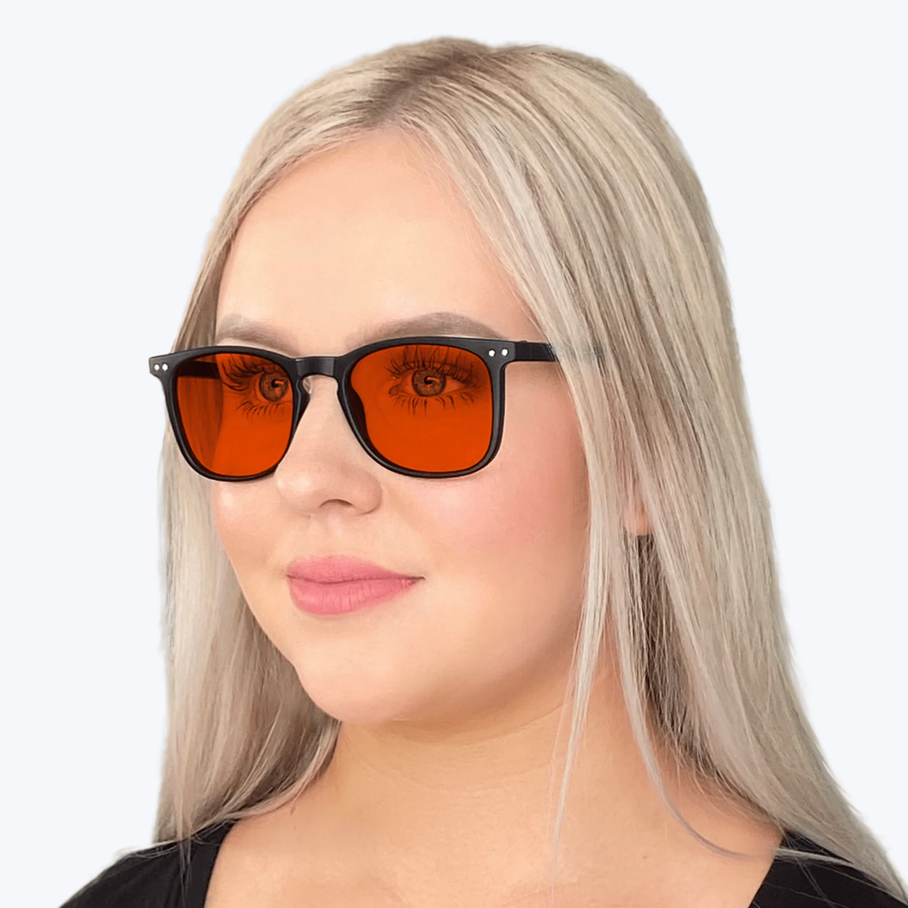Nightfall Taylor Blue Blocking Glasses - Black - Readers - Image 7