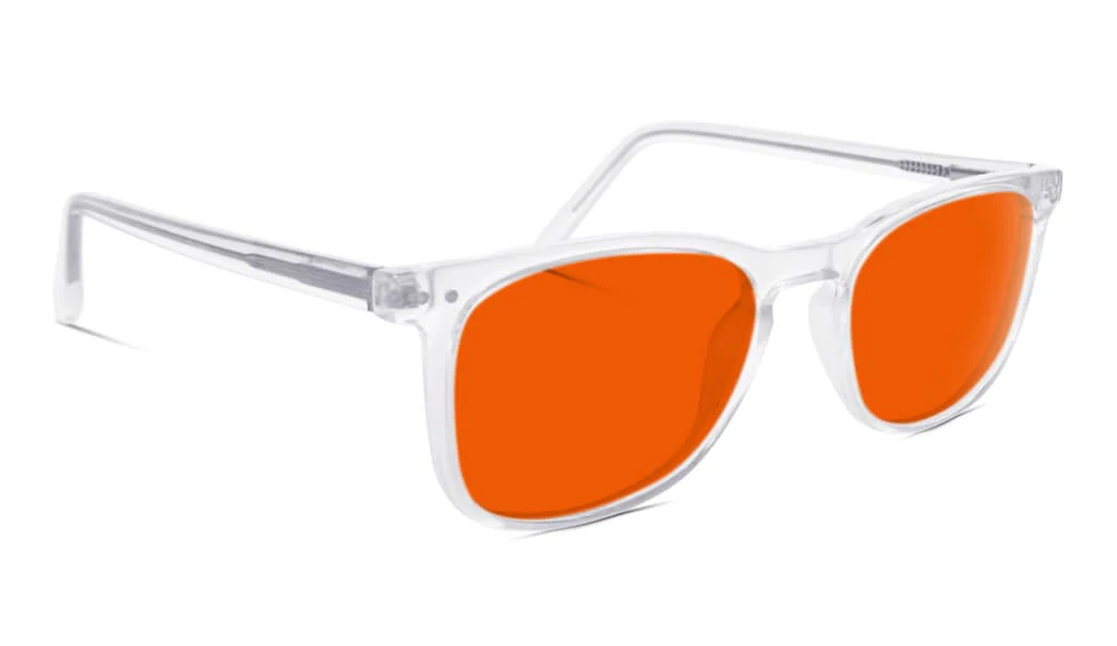 Nightfall Taylor Blue Blocking Glasses - Crystal - Image 3