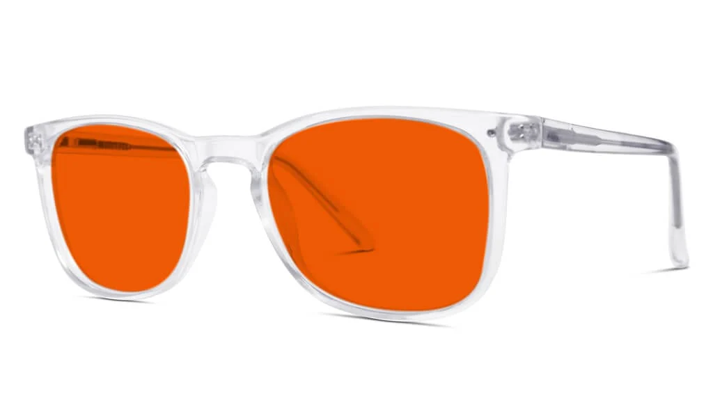 Nightfall Taylor Blue Blocking Glasses - Crystal - Image 4