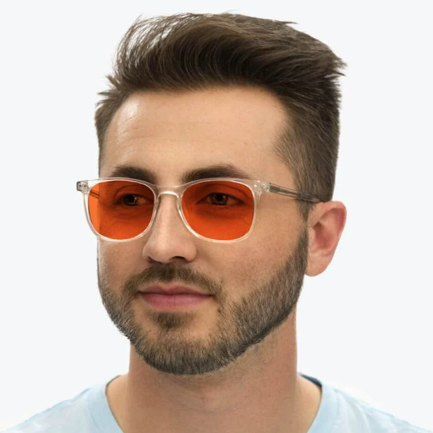 Nightfall Taylor Blue Blocking Glasses - Crystal - Image 7