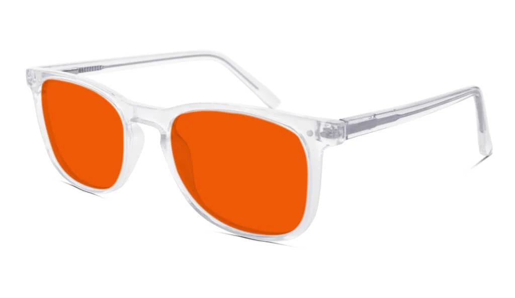 Nightfall Taylor Blue Blocking Glasses - Crystal - Prescription - Image 2