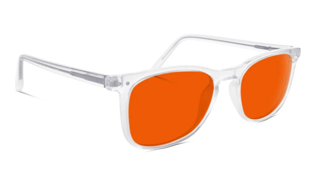 Nightfall Taylor Blue Blocking Glasses - Crystal - Readers - Image 3
