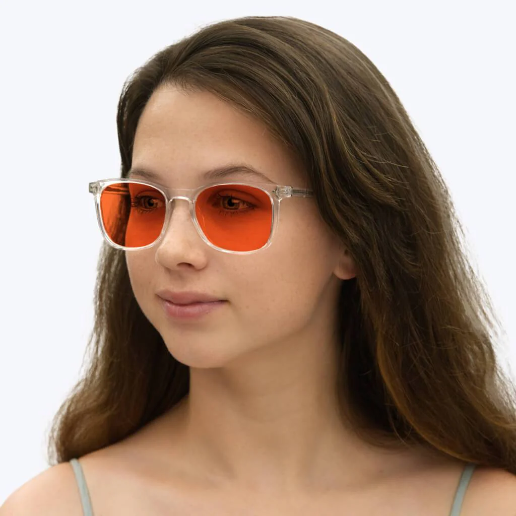 Nightfall Taylor Blue Blocking Glasses - Crystal - Readers - Image 6