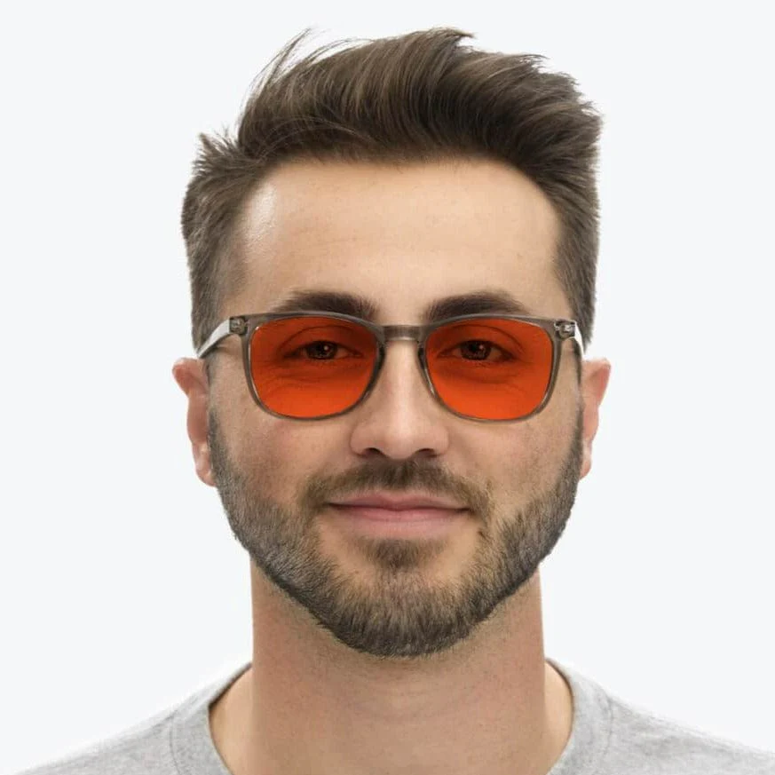 Nightfall Taylor Blue Blocking Glasses - Pearl Grey - Image 5