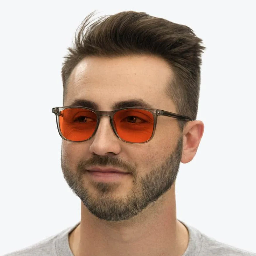 Nightfall Taylor Blue Blocking Glasses - Pearl Grey - Image 7