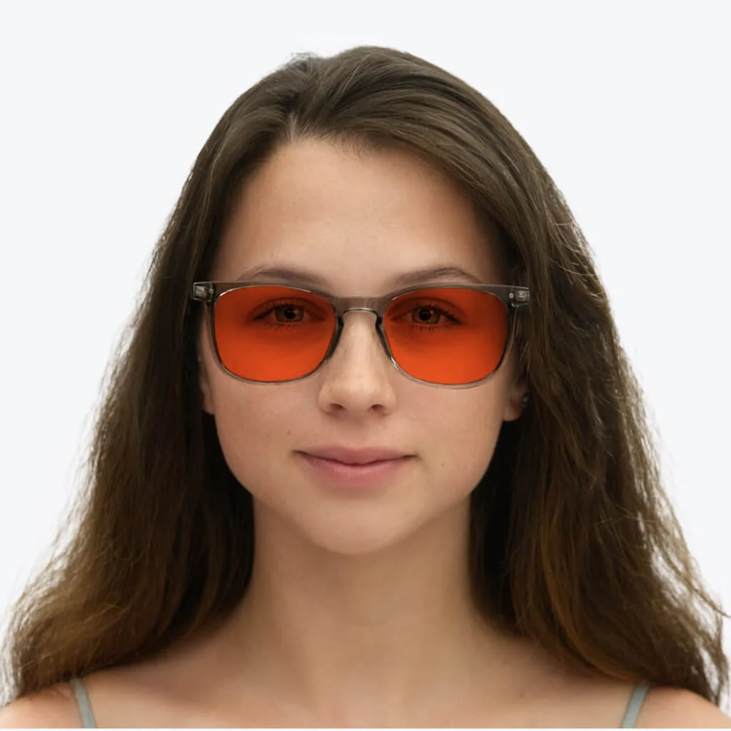 Nightfall Taylor Blue Blocking Glasses - Pearl Grey - Image 8
