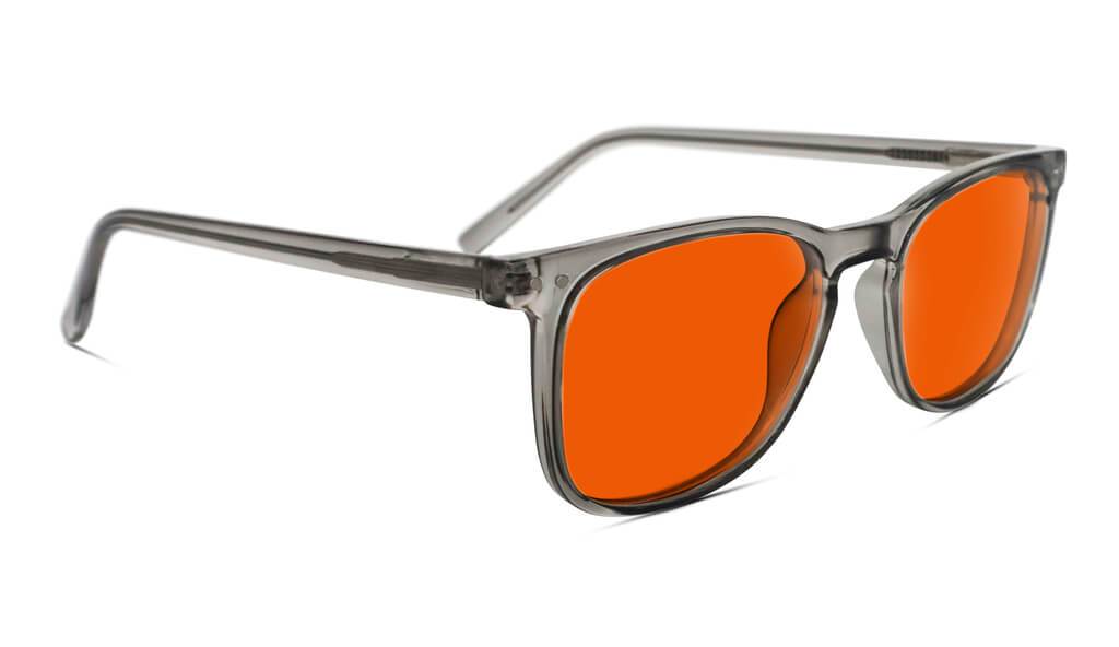 Nightfall Taylor Blue Blocking Glasses - Pearl Grey - Prescription - Image 3