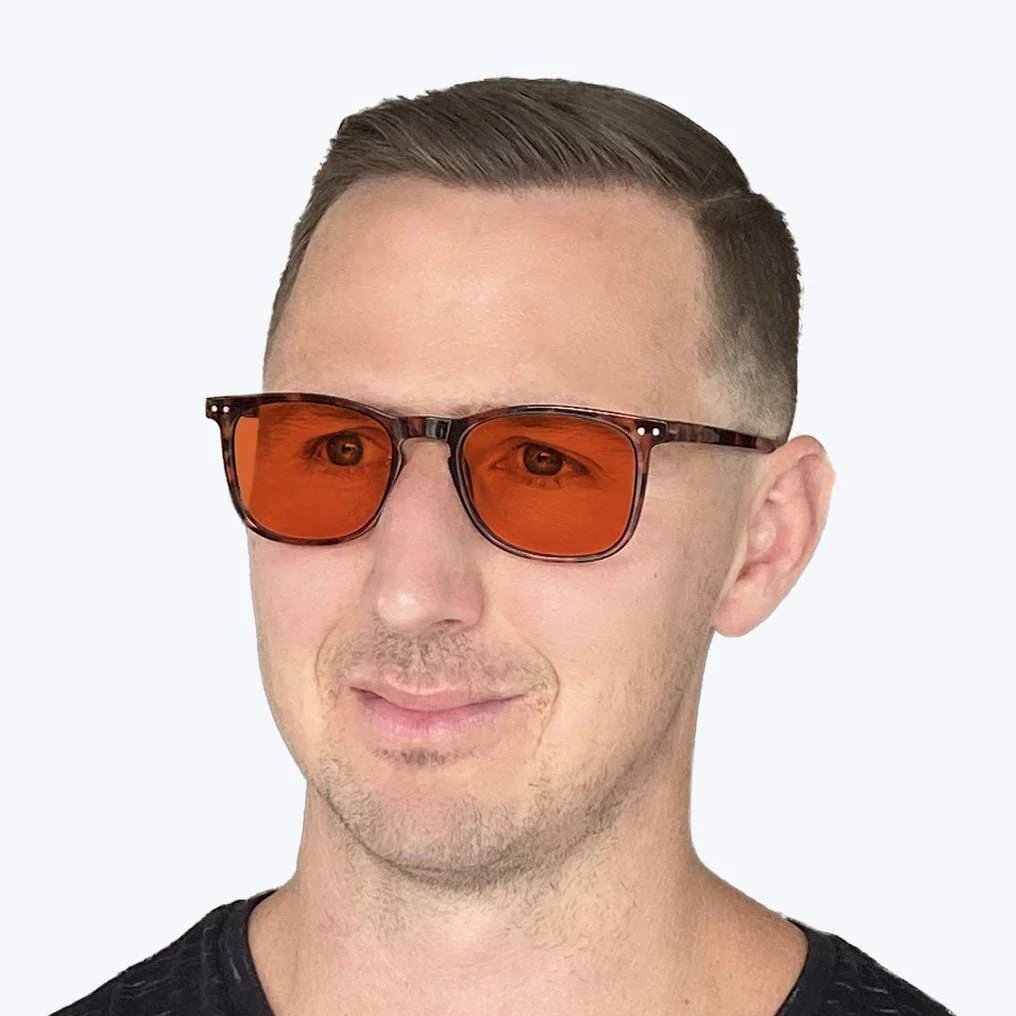 Nightfall Taylor Blue Blocking Glasses - Tortoise - Prescription - Image 6