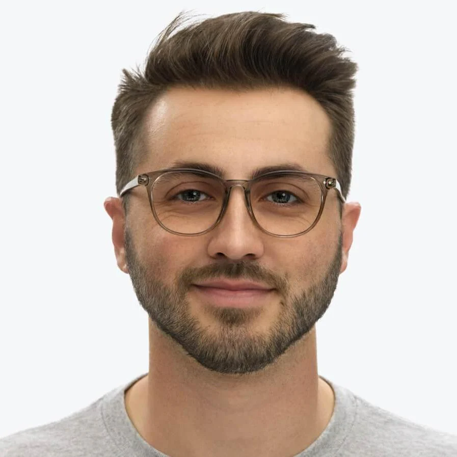 ScreenTime Billie Computer Glasses - Pearl Grey - Prescription - Image 8