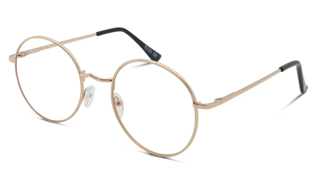 ScreenTime Elton Computer Glasses - Gold - Prescription - Image 2