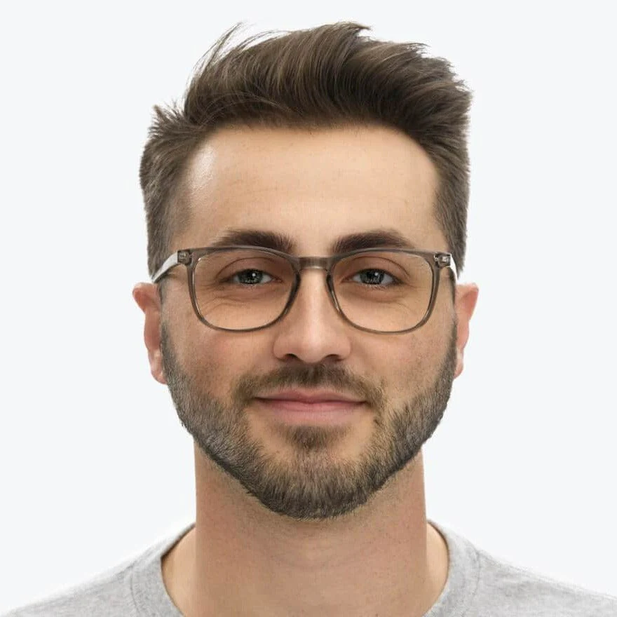 ScreenTime Taylor Computer Glasses - Pearl Grey - Image 8