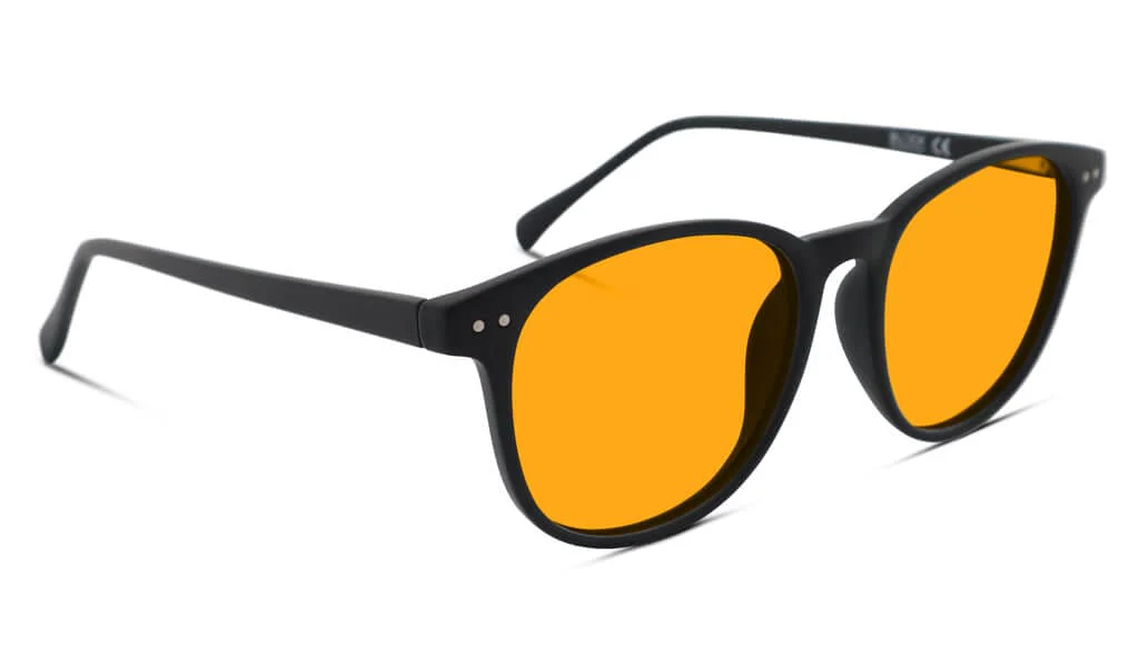 SunDown Billie Blue Blocking Glasses - Black - Image 3
