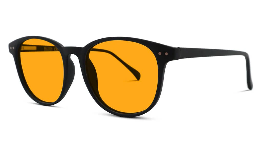 SunDown Billie Blue Blocking Glasses - Black - Image 4