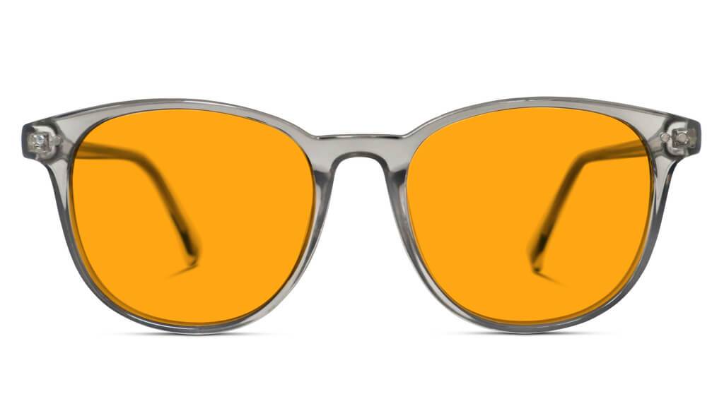 SunDown Billie Blue Blocking Glasses-Pearl Grey - Prescription