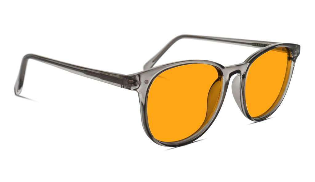 SunDown Billie Blue Blocking Glasses-Pearl Grey - Prescription - Image 3