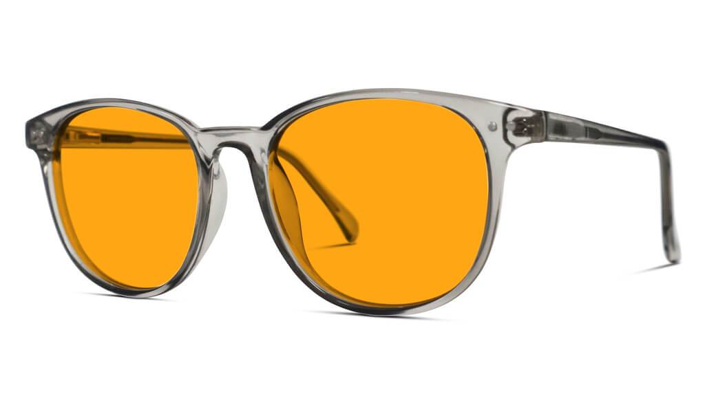 SunDown Billie Blue Blocking Glasses-Pearl Grey - Prescription - Image 4