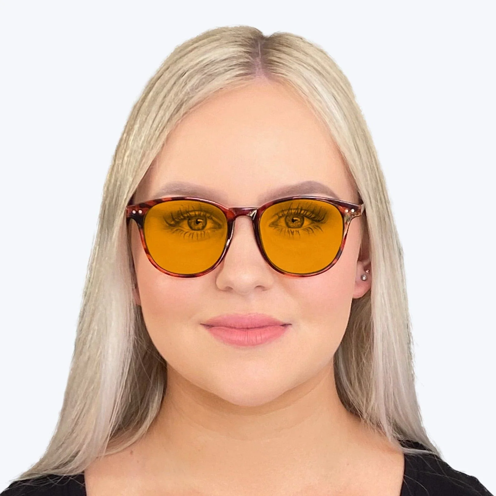 SunDown Billie Blue Blocking Glasses - Tortoise - Image 3