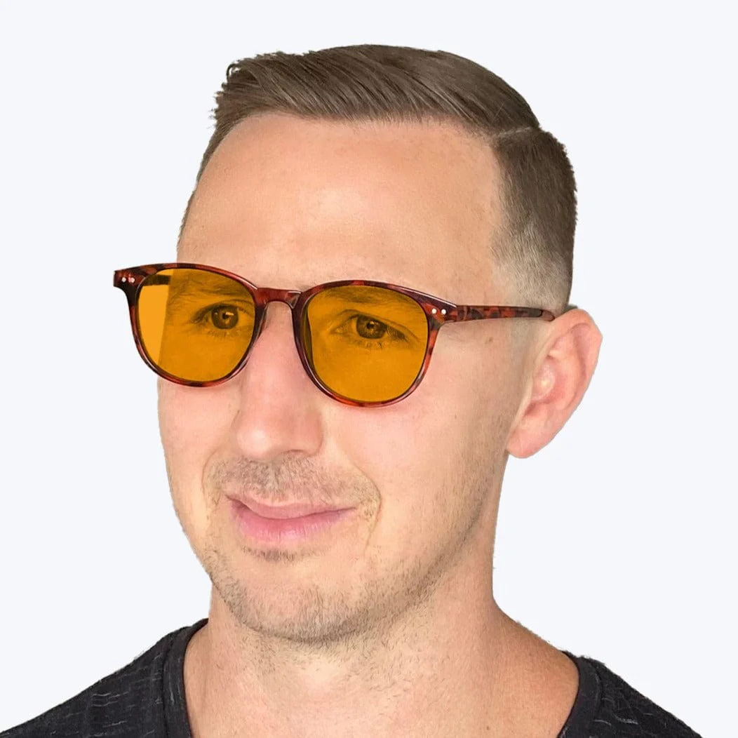 SunDown Billie Blue Blocking Glasses - Tortoise - Image 4