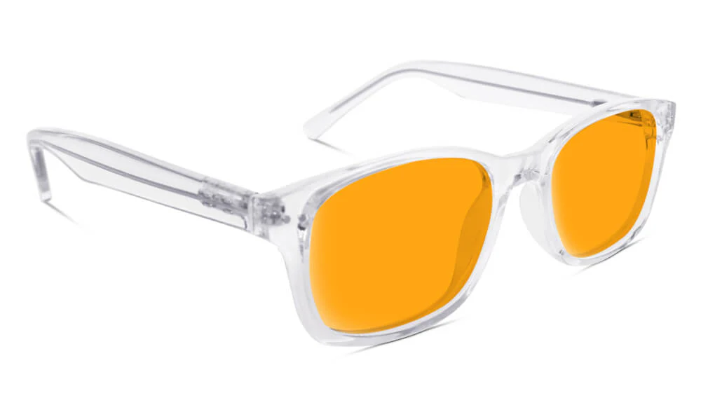 SunDown Lucent Blue Blocking Glasses - Crystal - Prescription - Image 7