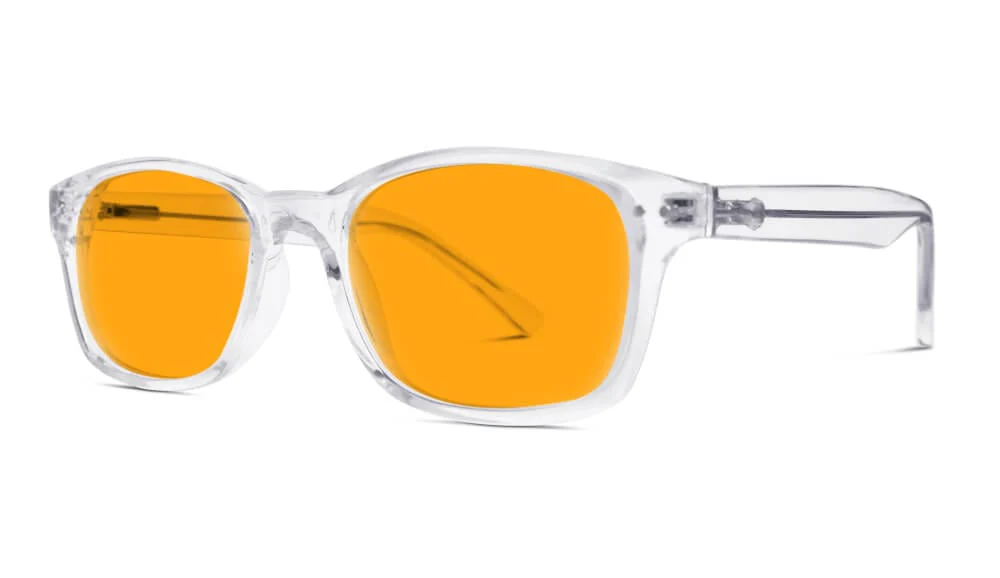 SunDown Lucent Blue Blocking Glasses - Crystal - Readers - Image 8