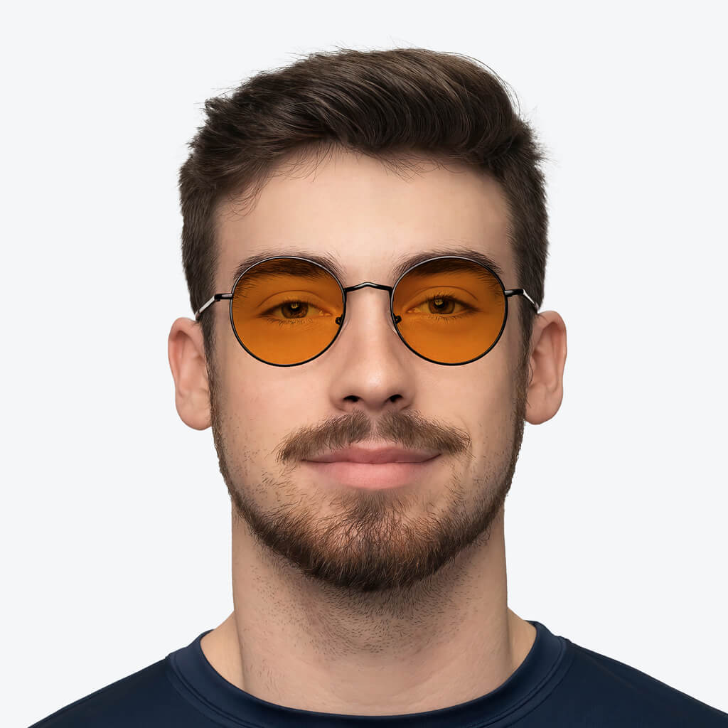 SunDown Elton Blue Blocking Glasses - Black - Image 3