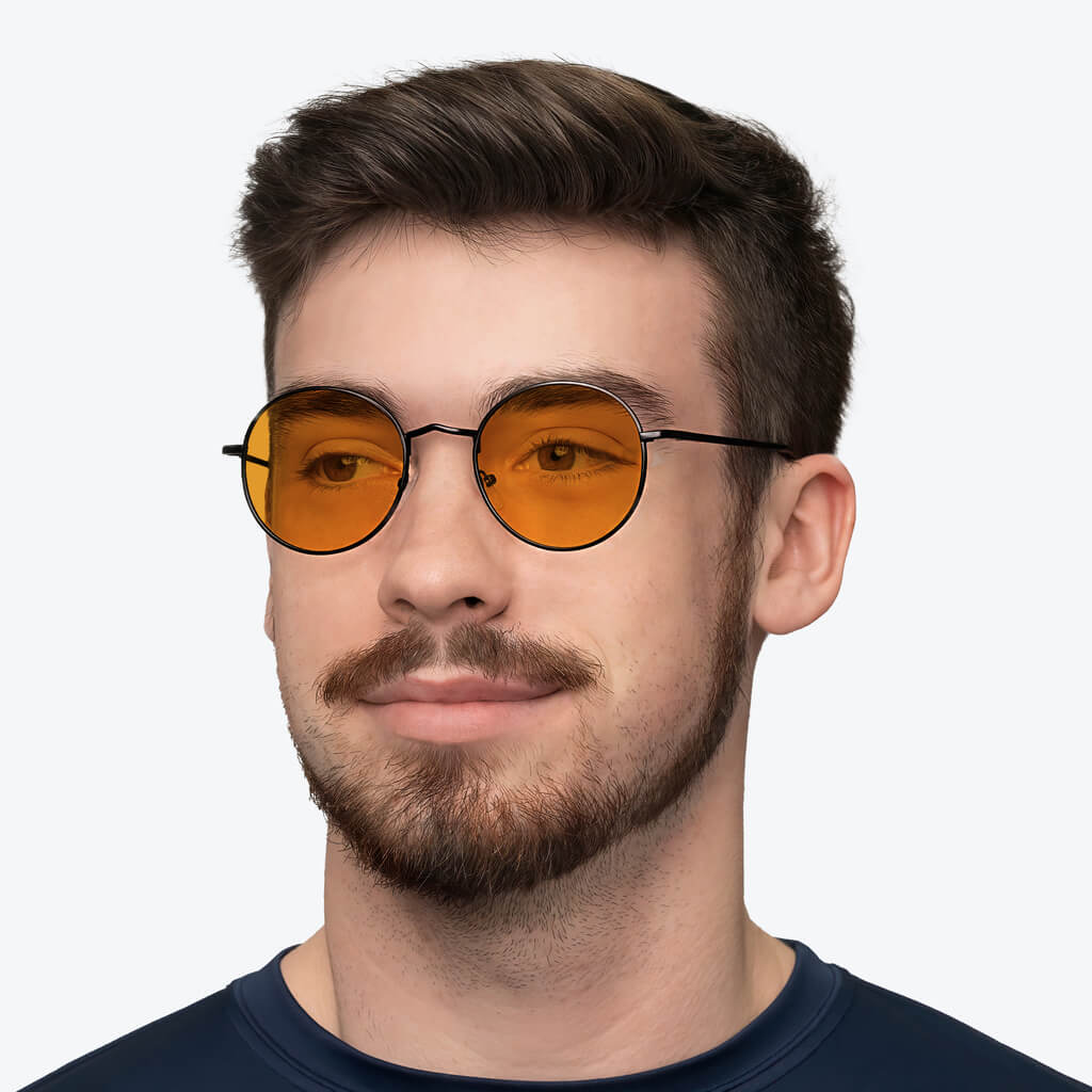 SunDown Elton Blue Blocking Glasses - Black - Image 5